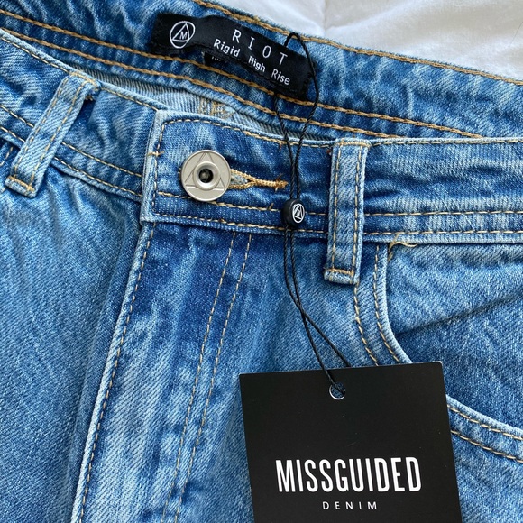Size 6 Missguided Denim Jeans - Picture 1 of 6